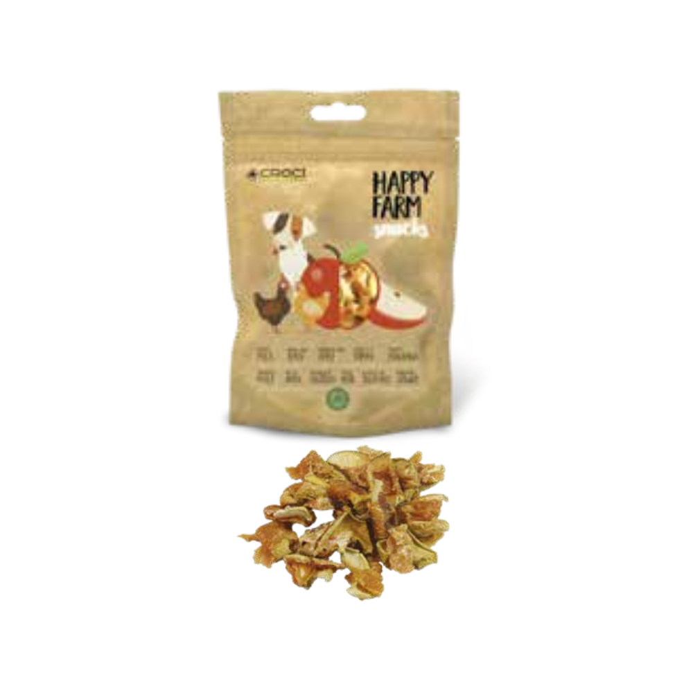 Happy Farm carne secca con ortaggi o frutta 80gr